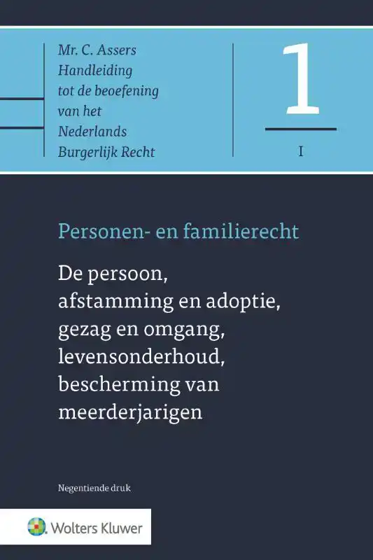 DE PERSOON, AFSTAMMING EN ADOPTIE, GEZAG EN OMGANG, LEVENSON