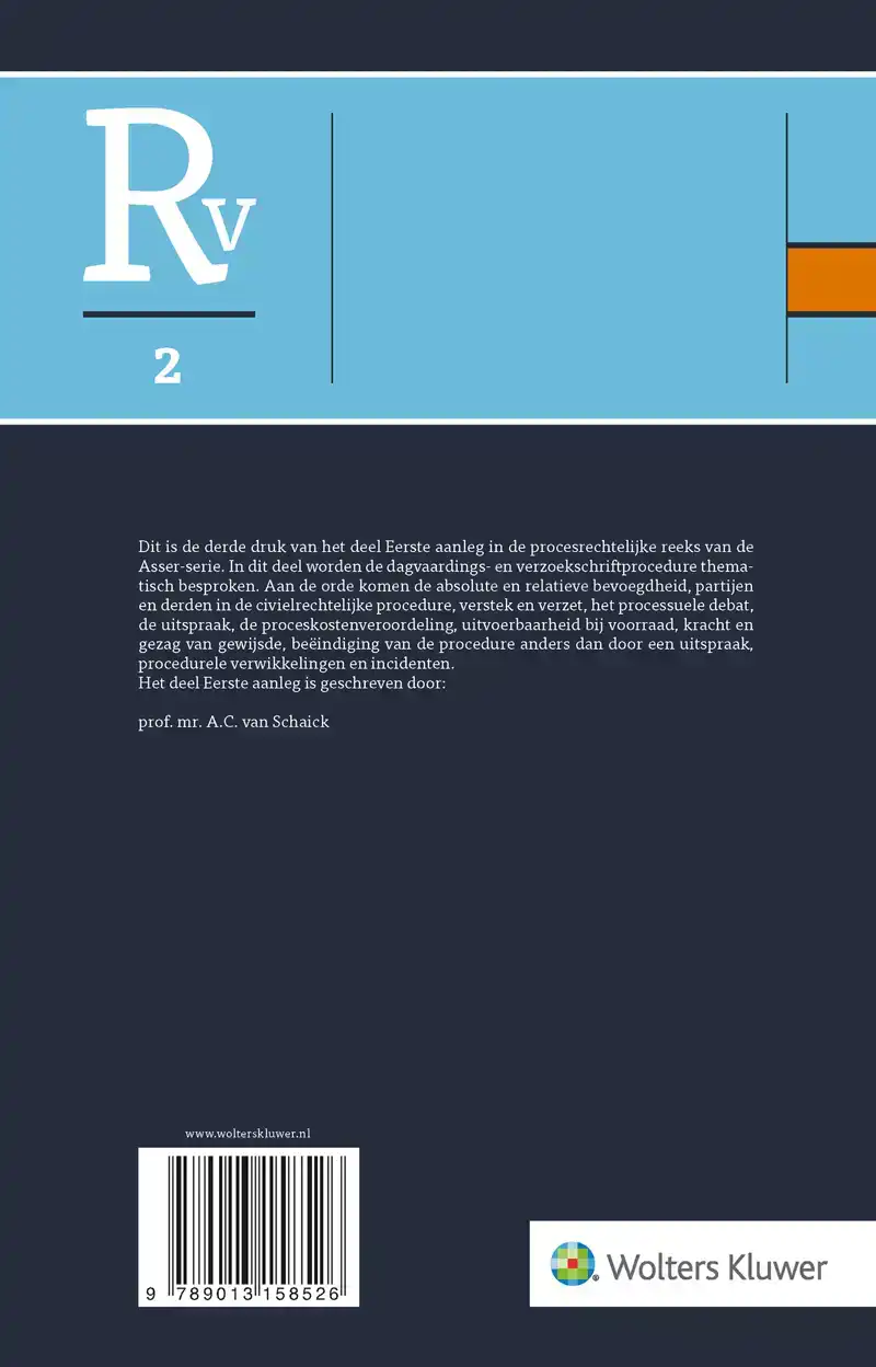 PROCESRECHT 2 EERSTE AANLEG
