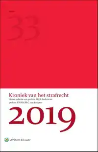 KRONIEK VAN HET STRAFRECHT 2019