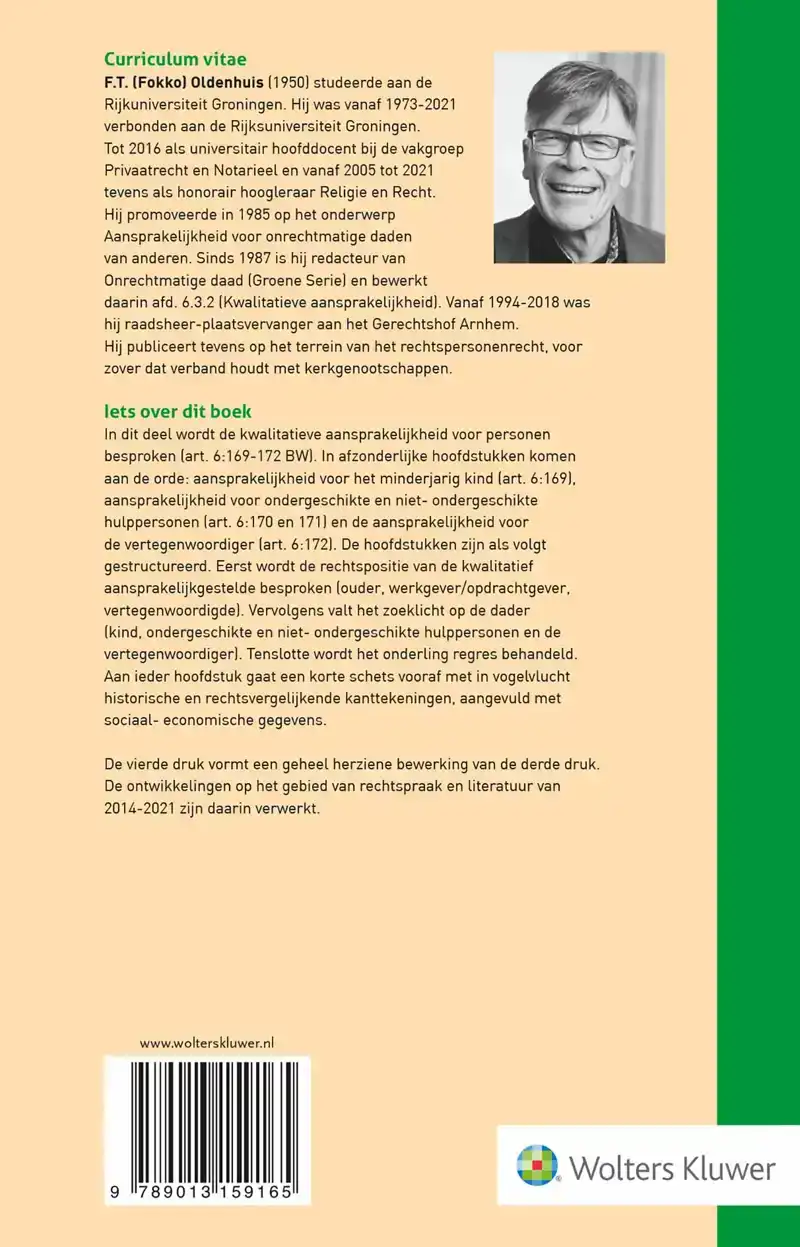 ONRECHTMATIGE DAAD: AANSPRAKELIJKHEID VOOR PERSONEN