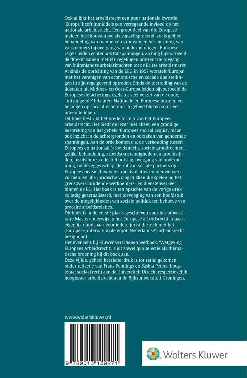 EUROPEES ARBEIDSRECHT