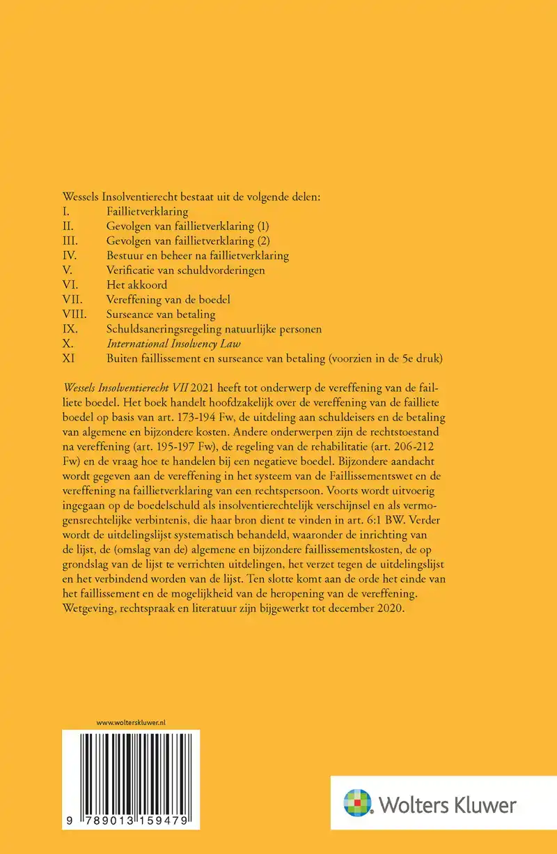 VEREFFENING VAN DE BOEDEL