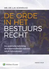 DE ORDE IN HET BESTUURSRECHT