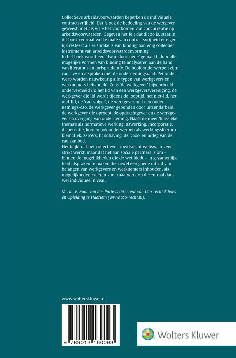 COLLECTIEVE ARBEIDSVOORWAARDEN EN INDIVIDUELE CONTRACTSVRIJH