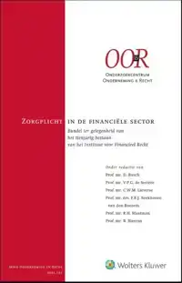 ZORGPLICHT IN DE FINANCIELE SECTOR