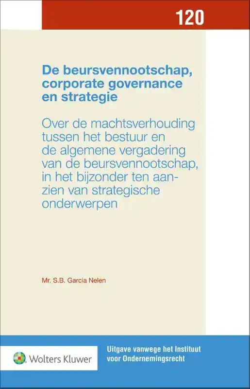 DE BEURSVENNOOTSCHAP, CORPORATE GOVERNANCE EN STRATEGIE