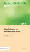 MANDELIGHEID EN ERFDIENSTBAARHEDEN
