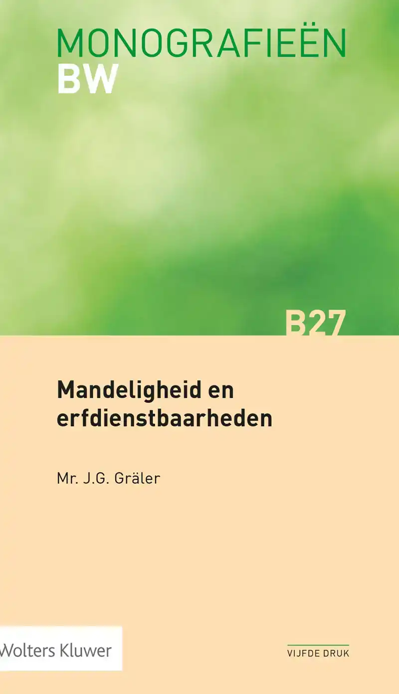 MANDELIGHEID EN ERFDIENSTBAARHEDEN