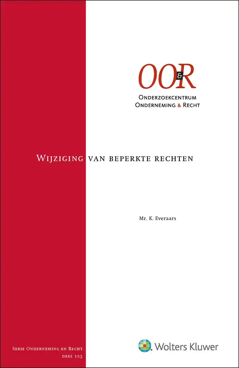 WIJZIGING VAN BEPERKTE RECHTEN