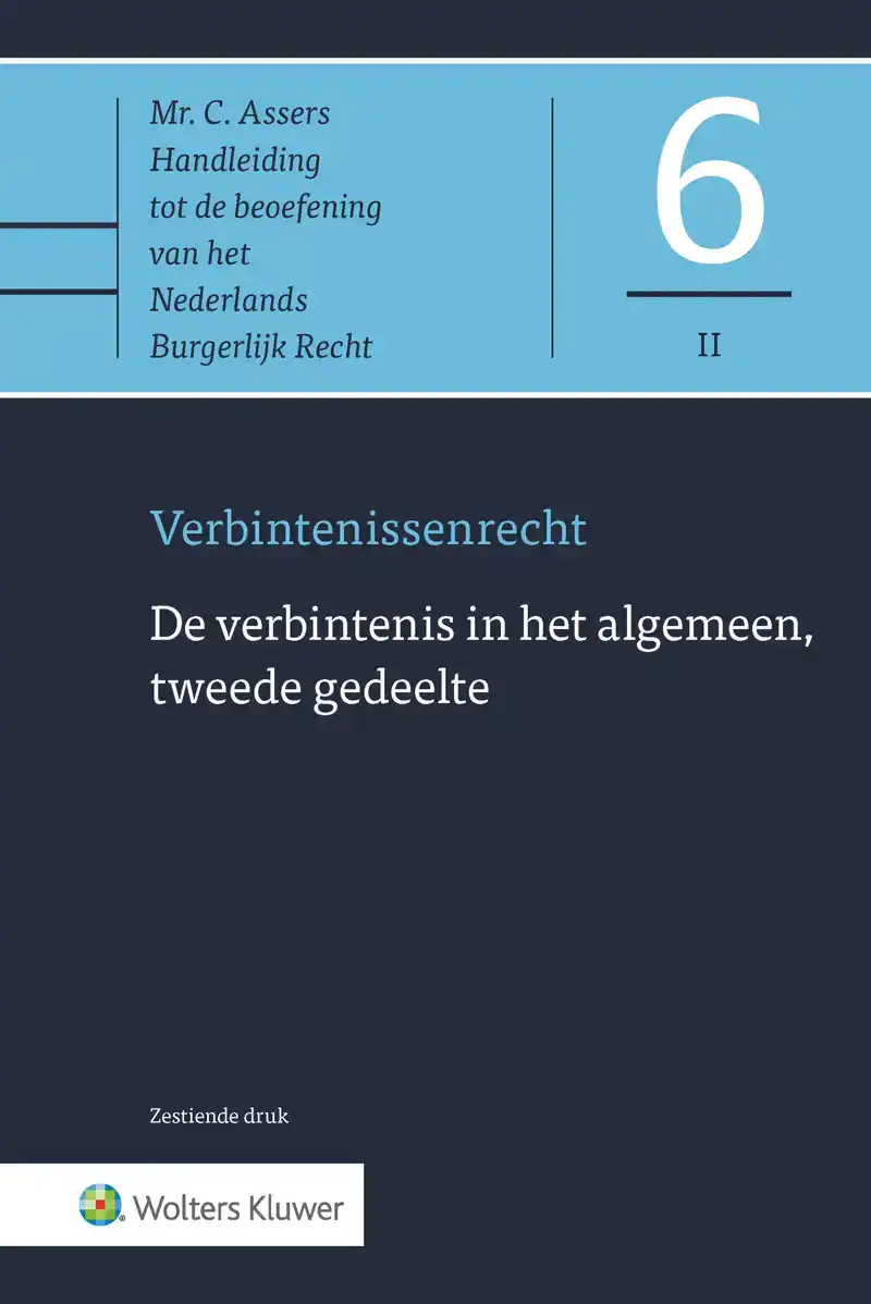 DE VERBINTENIS IN HET ALGEMEEN, TWEEDE GEDEELTE