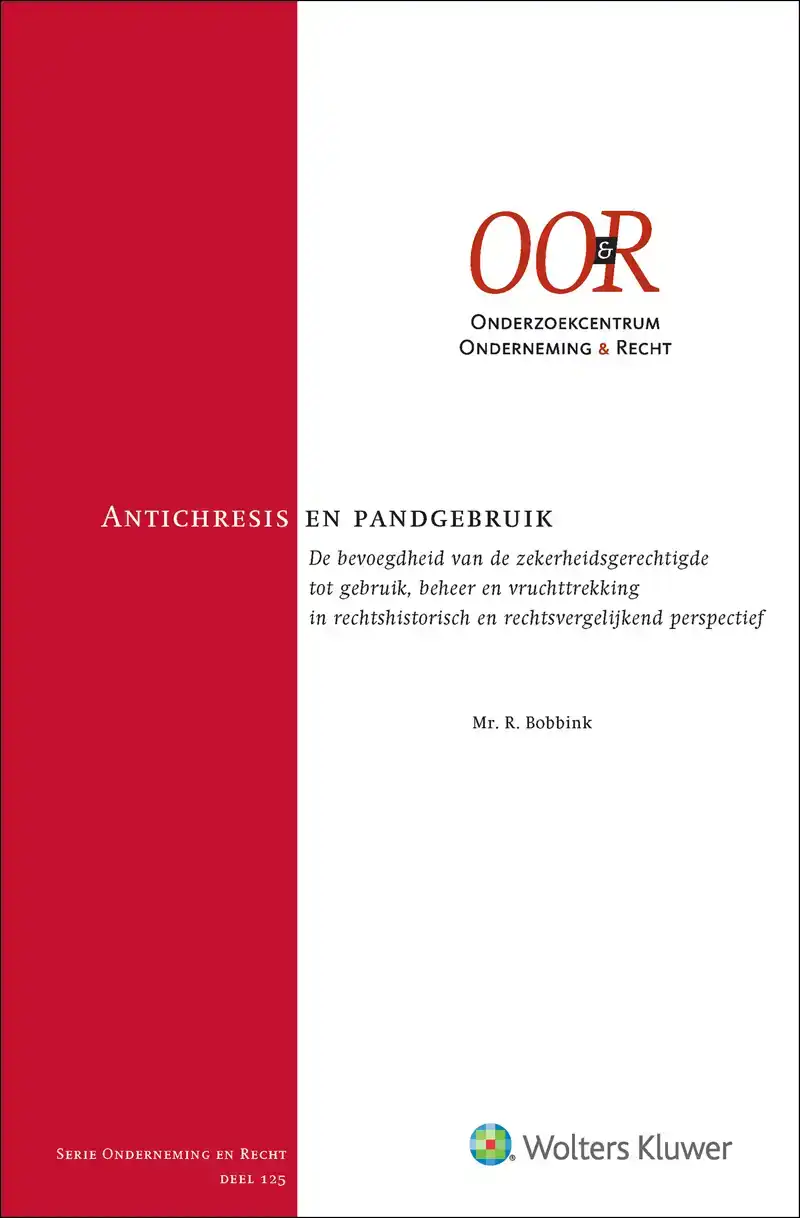 ANTICHRESIS EN PANDGEBRUIK