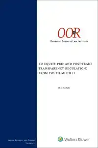 EU EQUITY PRE- AND POST-TRADE TRANSPARENCY REGULATION: FROM