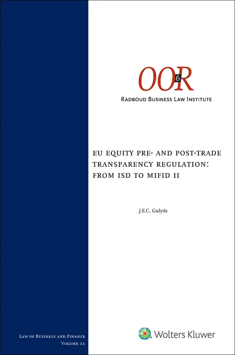 EU EQUITY PRE- AND POST-TRADE TRANSPARENCY REGULATION: FROM