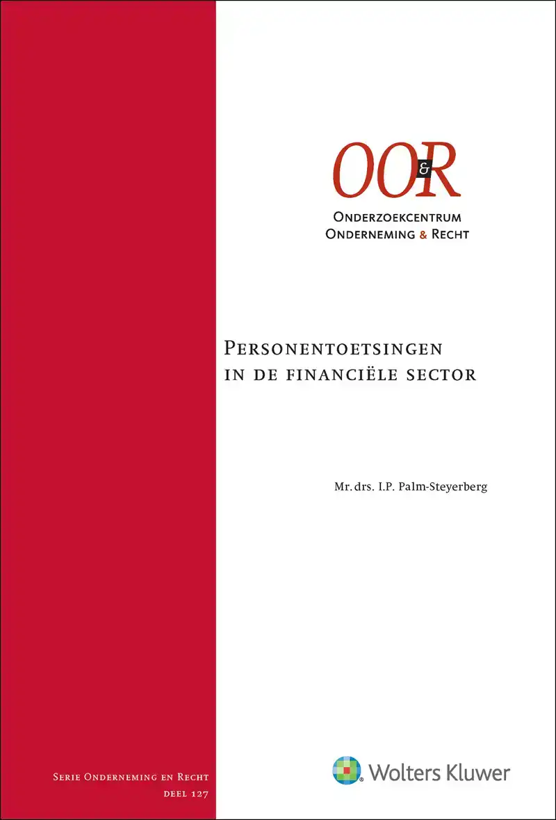 PERSONENTOETSINGEN IN DE FINANCIELE SECTOR