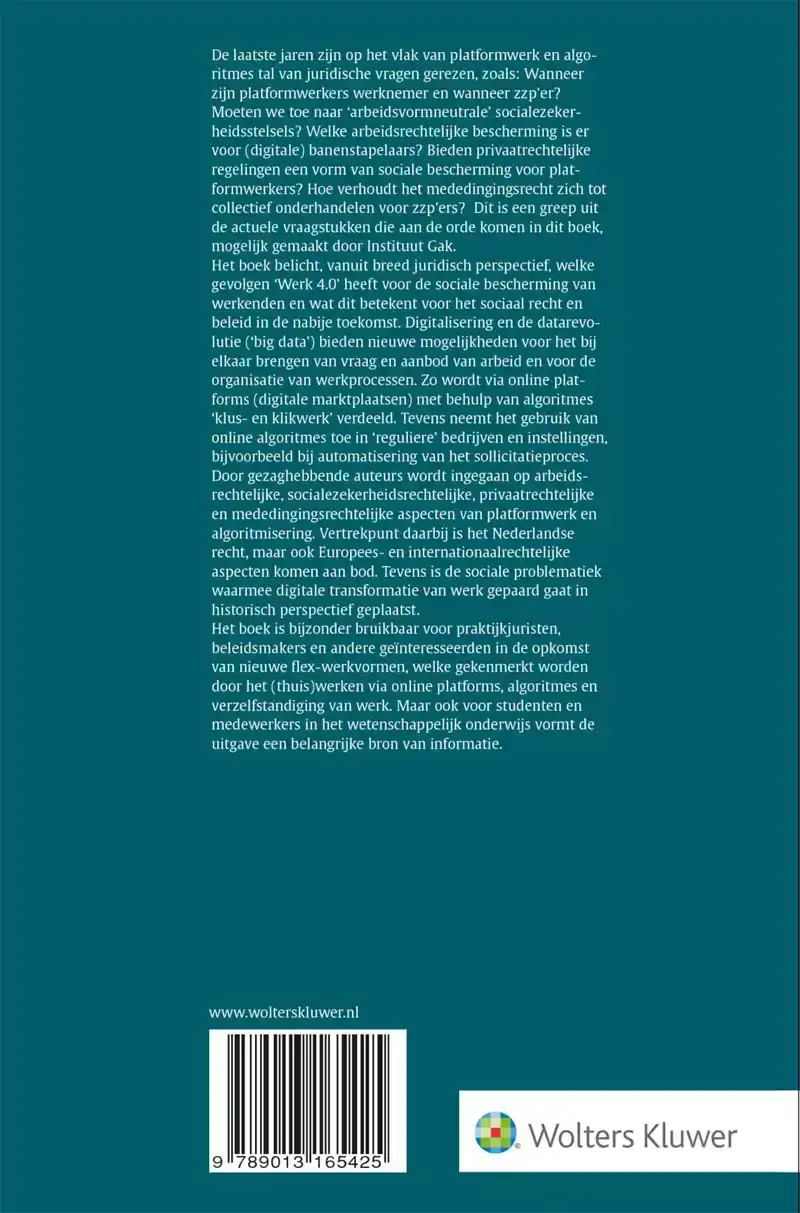 PLATFORMISERING, ALGORITMISERING EN SOCIALE BESCHERMING