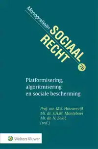 PLATFORMISERING, ALGORITMISERING EN SOCIALE BESCHERMING