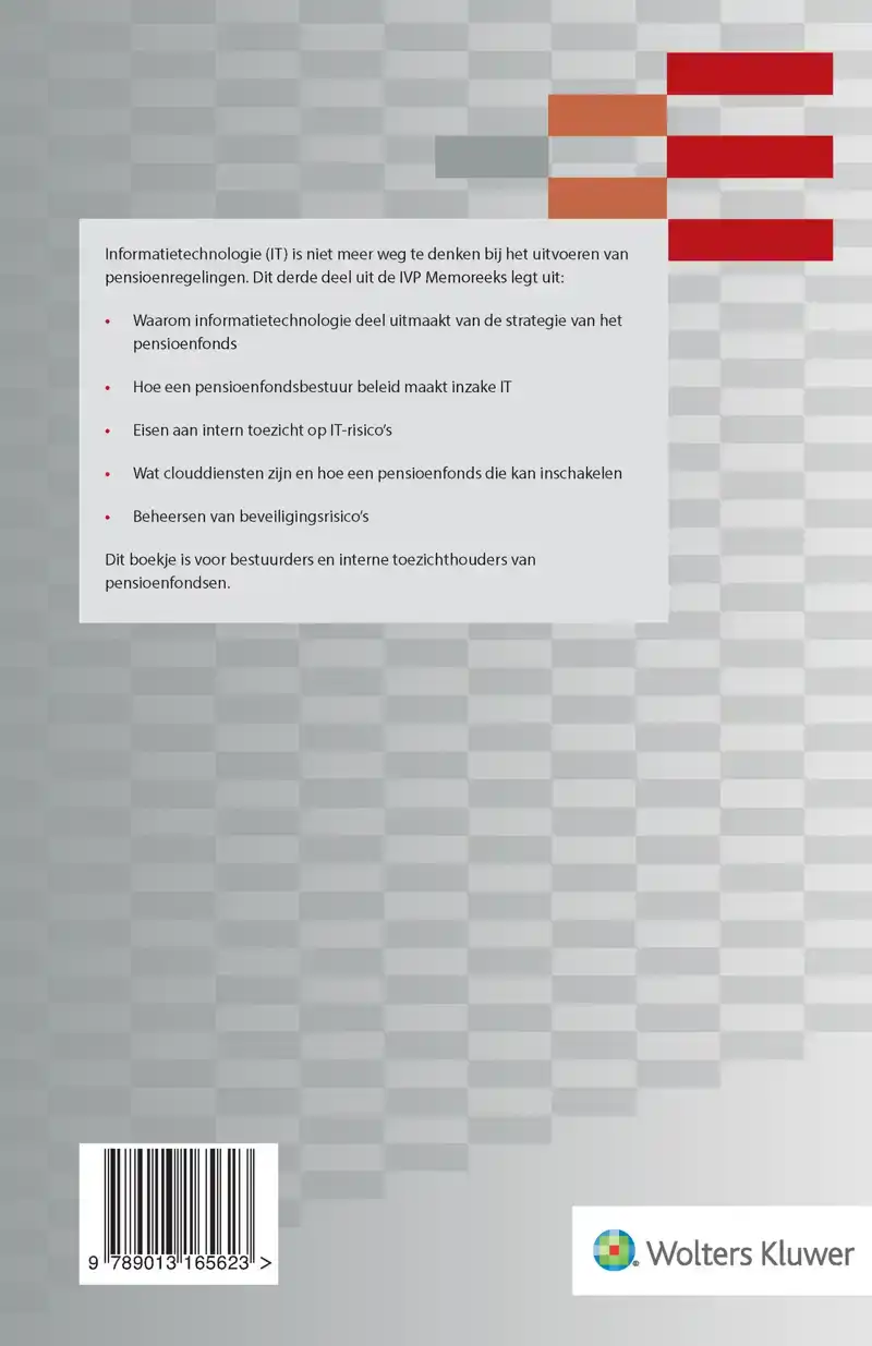 PENSIOENFONDS EN INFORMATIETECHNOLOGIE