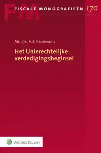 HET UNIERECHTELIJKE VERDEDIGINGSBEGINSEL