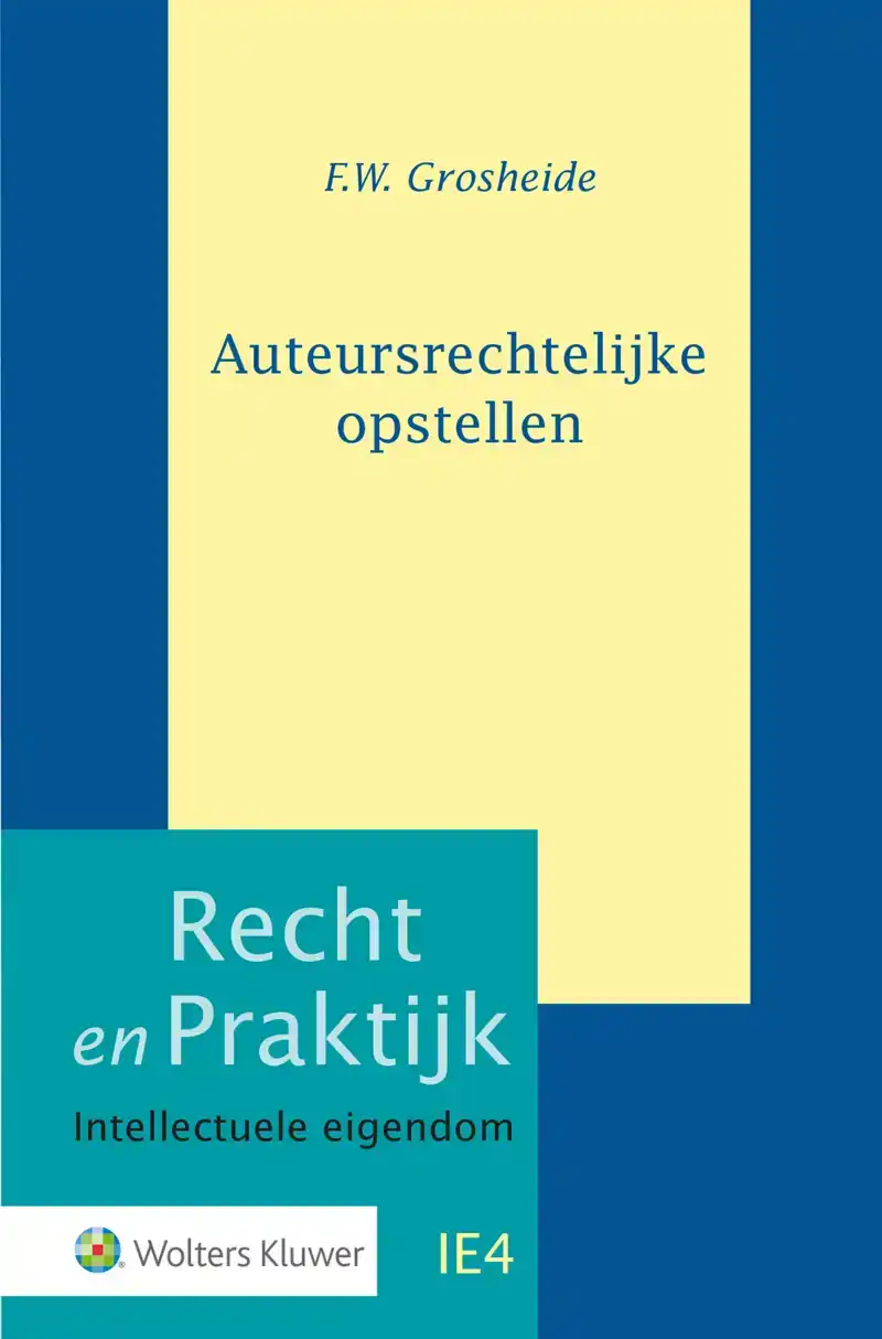 AUTEURSRECHTELIJKE OPSTELLEN