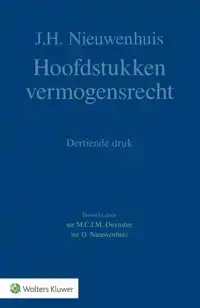 HOOFDSTUKKEN VERMOGENSRECHT