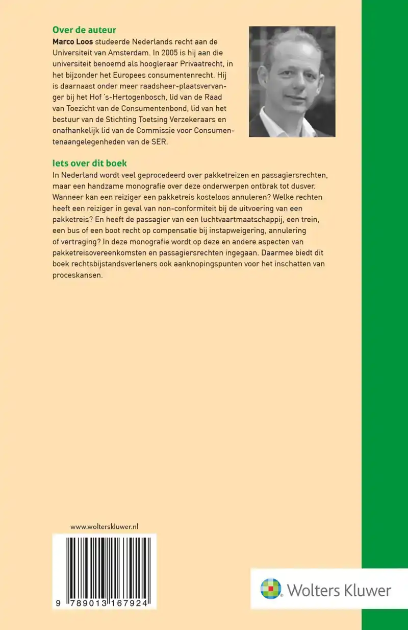 PAKKETREISOVEREENKOMST EN PASSAGIERSRECHTEN