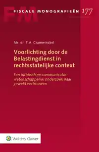 VOORLICHTING DOOR DE BELASTINGDIENST IN RECHTSSTATELIJKE CON