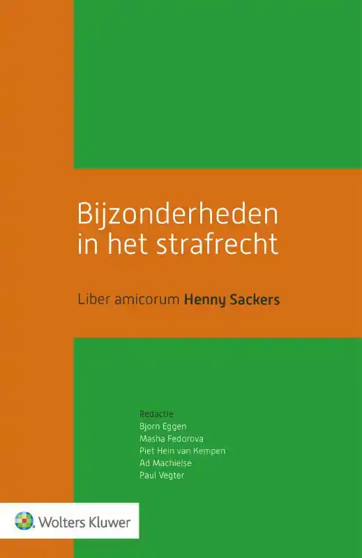 BIJZONDERHEDEN IN HET STRAFRECHT