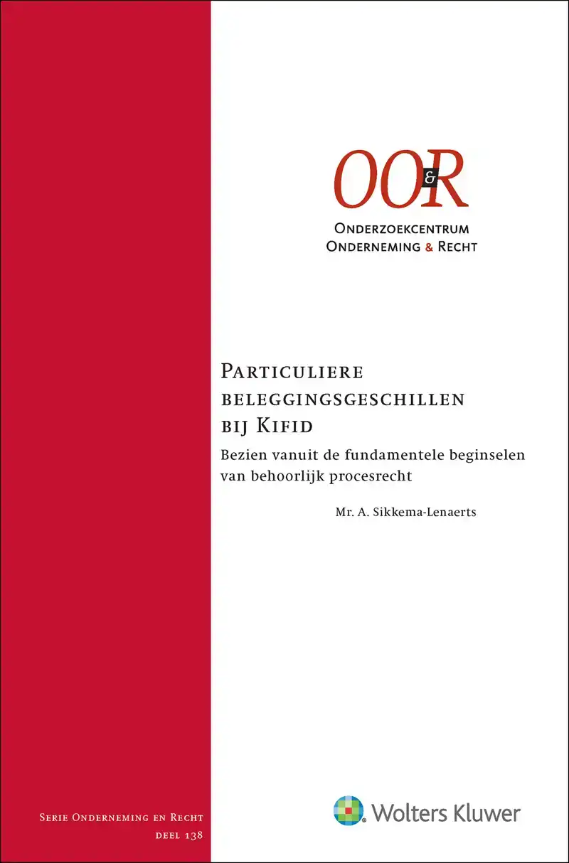 PARTICULIERE BELEGGINGSGESCHILLEN BIJ KIFID