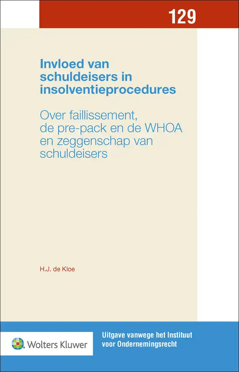 INVLOED VAN SCHULDEISERS IN INSOLVENTIEPROCEDURES