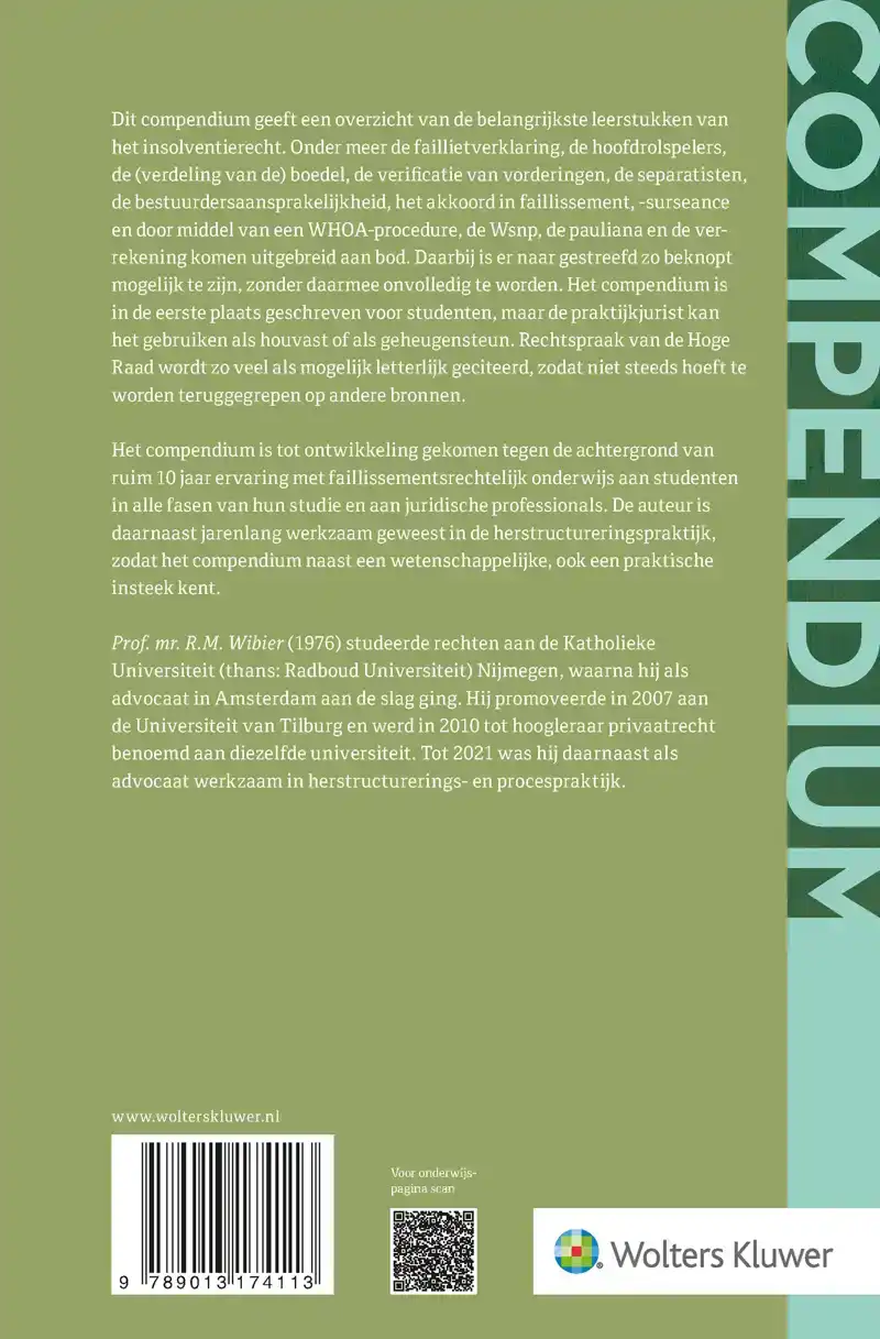 COMPENDIUM VAN HET NEDERLANDS INSOLVENTIERECHT