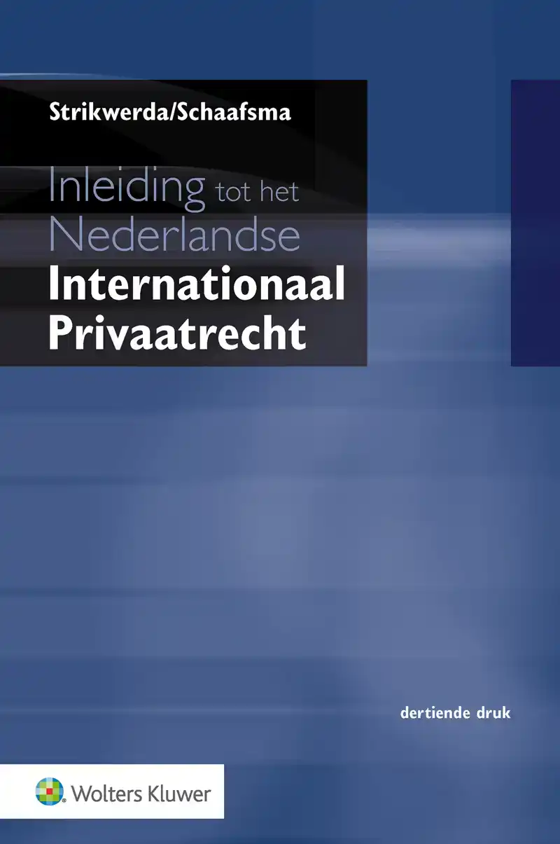 INLEIDING TOT HET NEDERLANDSE INTERNATIONAAL PRIVAATRECHT
