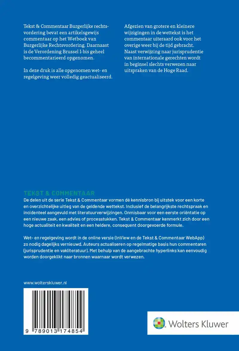 BURGERLIJKE RECHTSVORDERING