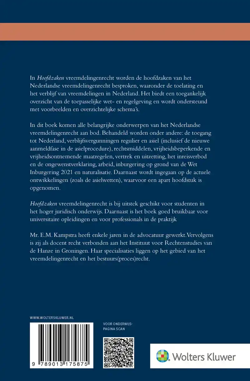 HOOFDZAKEN VREEMDELINGENRECHT