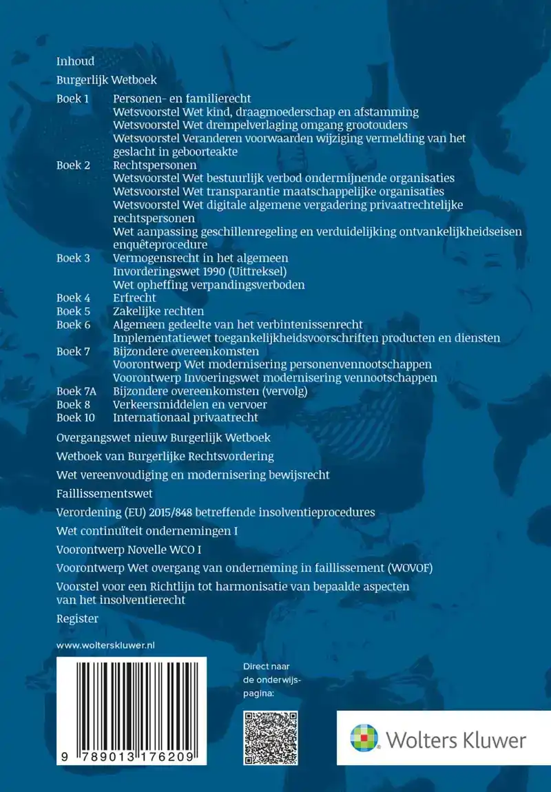WETTEKSTEN BURGERLIJK WETBOEK/WETBOEK VAN BURGERLIJKE RECHTS