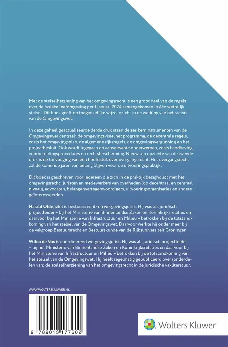 SYSTEEM EN KERNINSTRUMENTEN VAN DE OMGEVINGSWET