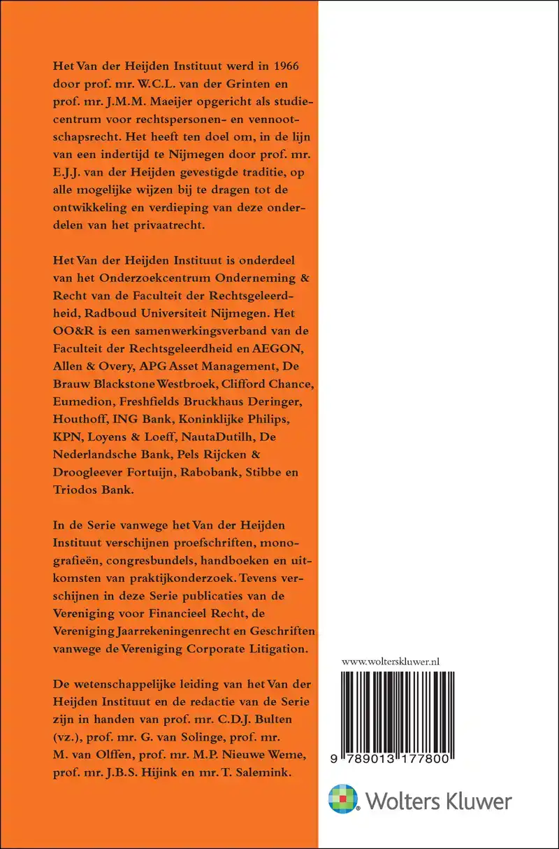 GESCHRIFTEN VANWEGE DE VERENIGING CORPORATE LITIGATION