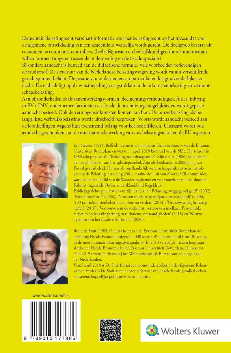 ELEMENTAIR BELASTINGRECHT