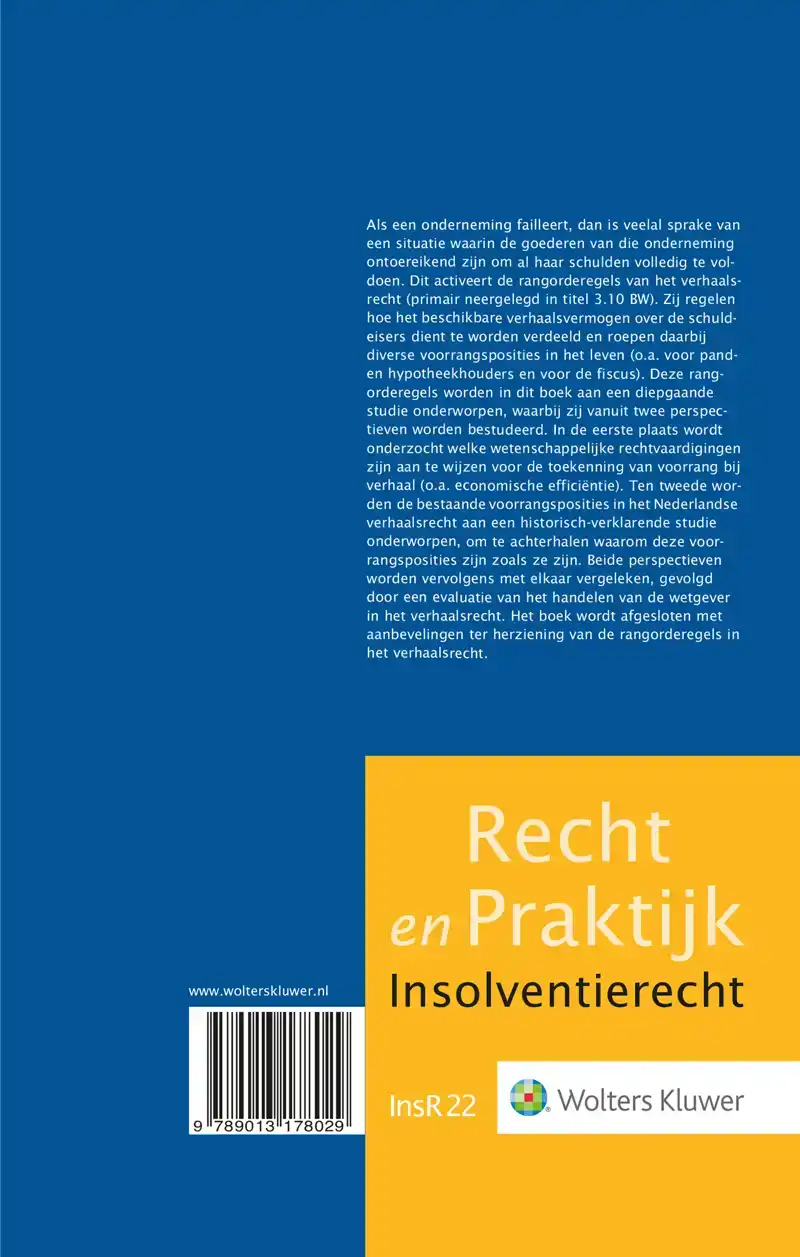 VOORRANG BIJ VERHAAL