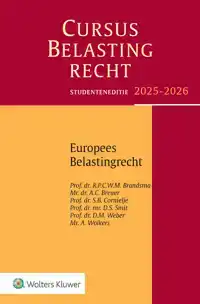CURSUS BELASTINGRECHT EUROPEES BELASTINGRECHT