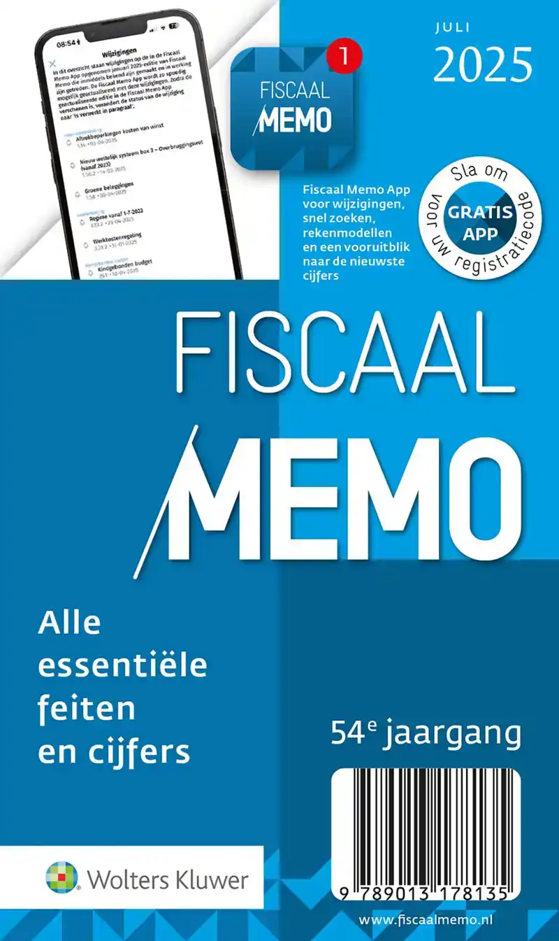 FISCAAL MEMO JULI 2025