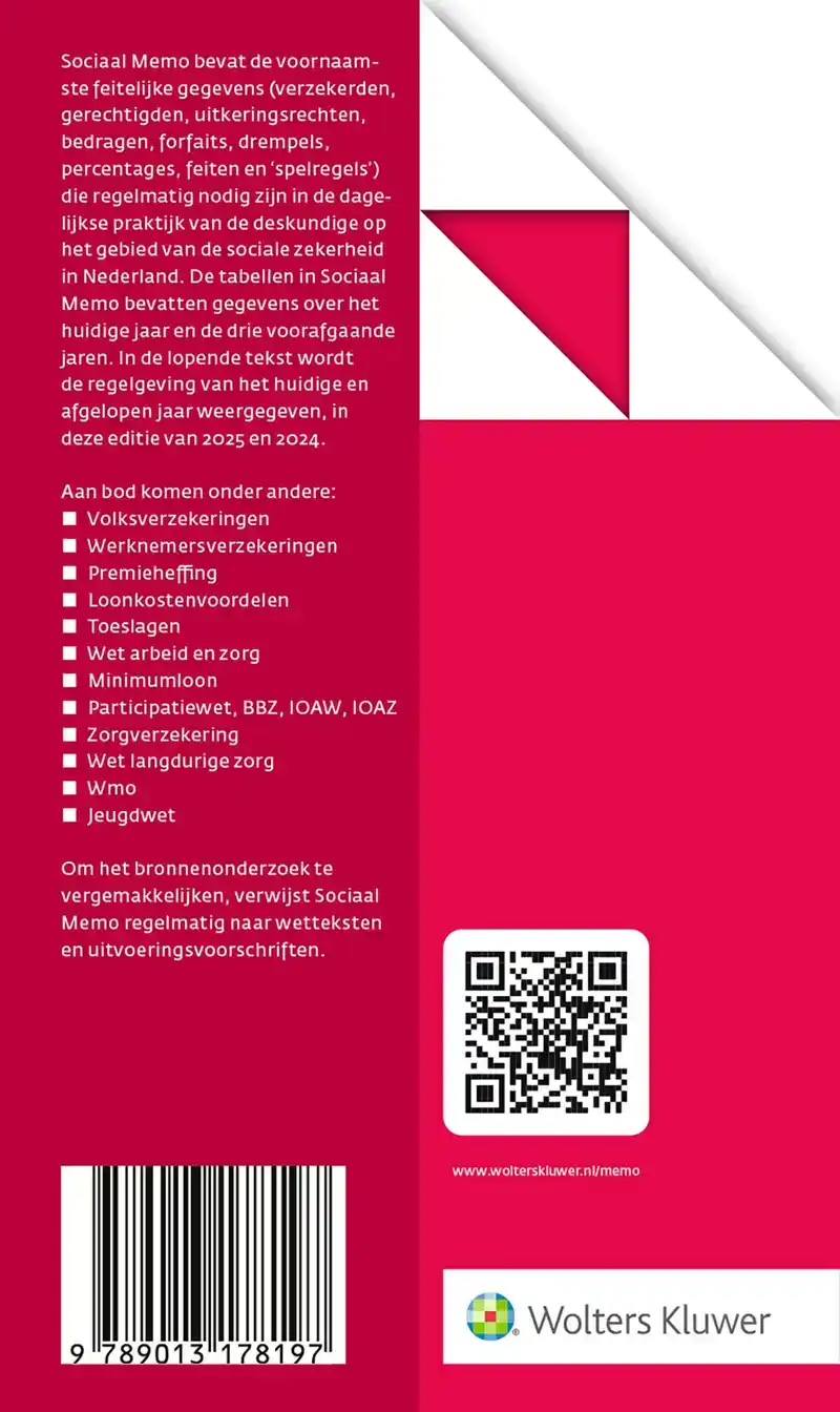 SOCIAAL MEMO JULI 2025