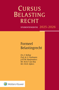 CURSUS BELASTINGRECHT FORMEEL BELASTINGRECHT