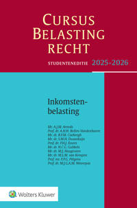 STUDENTENEDITIE CURSUS BELASTINGRECHT INKOMSTENBELASTING 202