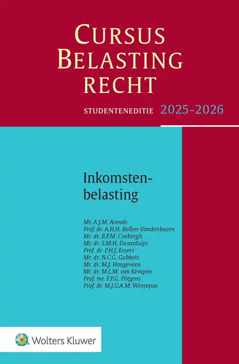STUDENTENEDITIE CURSUS BELASTINGRECHT INKOMSTENBELASTING 202