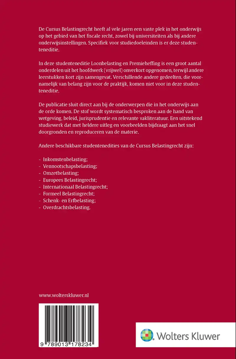 CURSUS BELASTINGRECHT