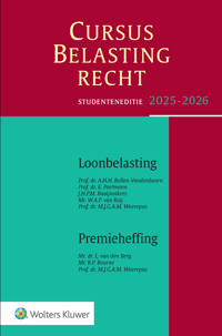 STUDENTENEDITIE CURSUS BELASTINGRECHT LOONBELASTING/PREMIEHE