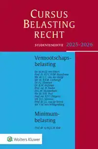 STUDENTENEDITIE CURSUS BELASTINGRECHT VENNOOTSCHAPSBELASTING