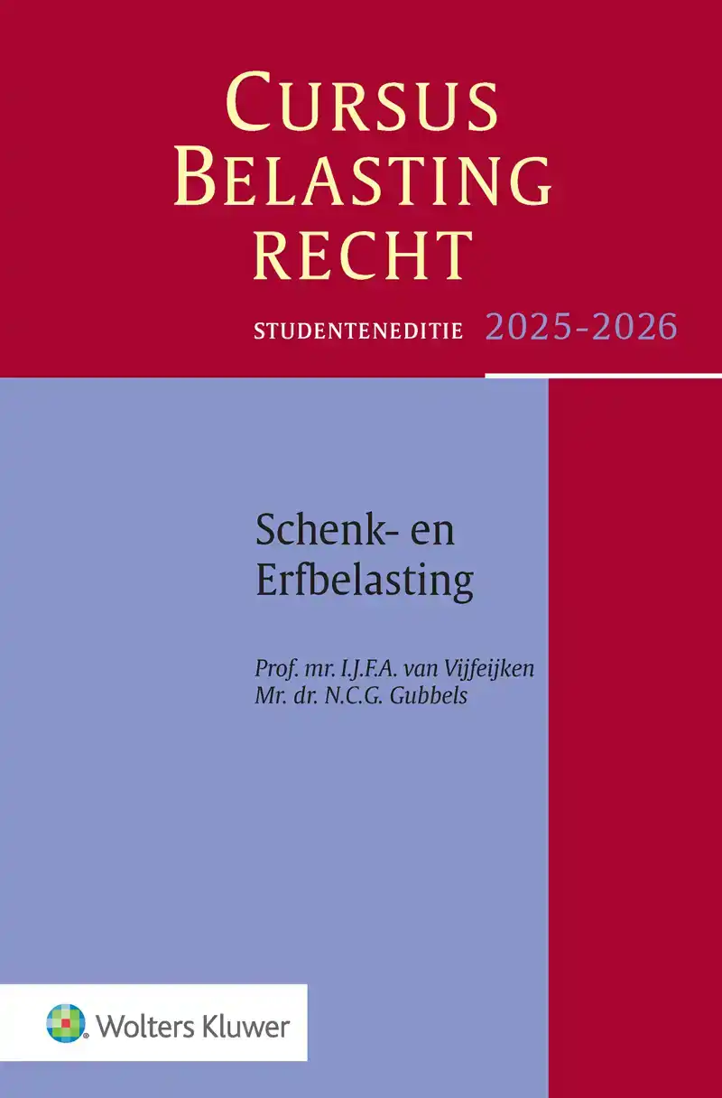 CURSUS BELASTINGRECHT SCHENK- EN ERFBELASTING
