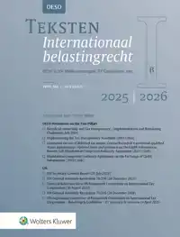 TEKSTEN INTERNATIONAAL BELASTINGRECHT 2025/2026