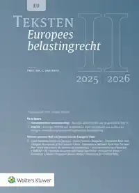 TEKSTEN EUROPEES BELASTINGRECHT 2025/2026